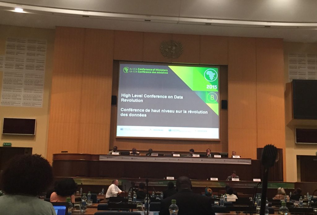 The High Level Conference on the Data Revolution was held in Addis Ababa, Ethiopia in March 2015. The meeting adopted the African Data Consensus which calls for greater engagement between government and non-state actors.