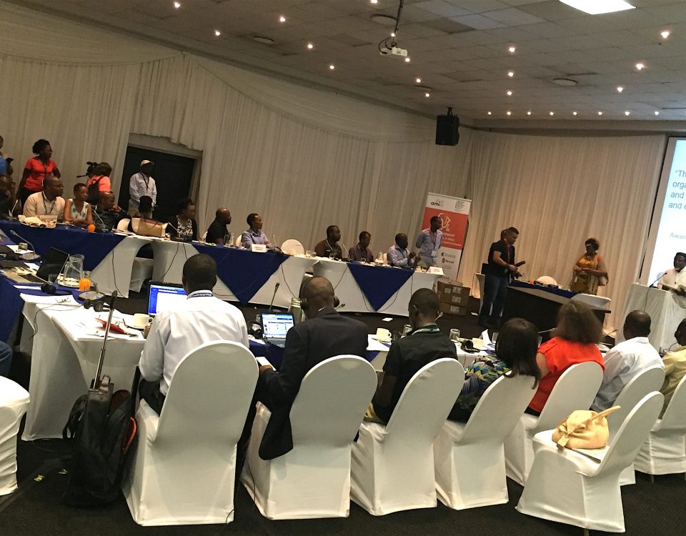 Participants at a workshop on Resilience organised by African Media Initiative with support from Rockefeller Foundation